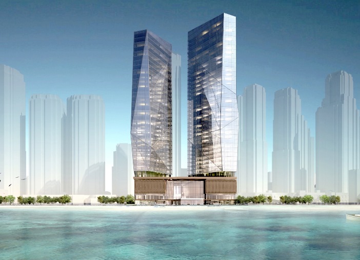 жилой и офисный комплекс здания Crystal Towers в Эмиратах